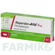 РИСПЕРИДОН (RISPERIDON) 4 мг таблетки 20 шт - Рисперидон DEXCEL PHARMA