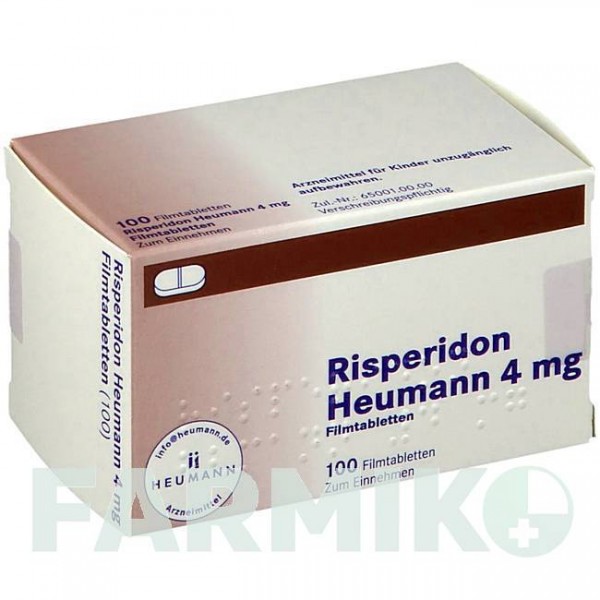 РИСПЕРИДОН (RISPERIDON) 4 мг таблетки 100 шт - Рисперидон HEUMANN PHARMA