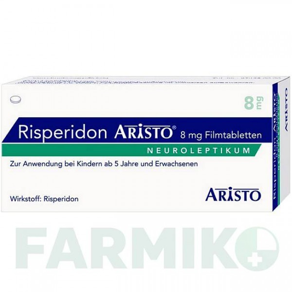 РИСПЕРИДОН (RISPERIDON) 8 мг таблетки 50 шт - Рисперидон ARISTO PHARMA