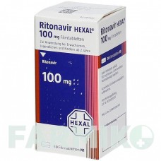 РИТОНАВІР (RITONAVIR) 100 мг таблетки 30 шт - Ритонавір HEXAL