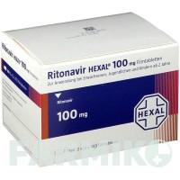 РИТОНАВІР (RITONAVIR) 100 мг таблетки 180 шт - Ритонавір HEXAL