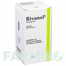 РИВАНОЛ (RIVANOL) 0,1% раствор 6x500 мл - Этакридин лактат DERMAPHARM