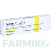 РИВАНОЛ (RIVANOL) 1,0 г порошок 5 шт - Этакридин лактат DERMAPHARM