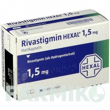 РИВАСТИГМІН (RIVASTIGMIN) 1,5 мг капсули 56 шт - Ривастигмін HEXAL
