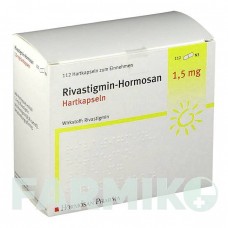 РИВАСТИГМИН (RIVASTIGMIN) 1,5 мг капсулы 112 шт - Ривастигмин HORMOSAN PHARMA