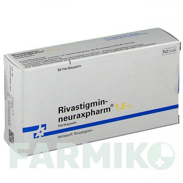 РИВАСТИГМІН (RIVASTIGMIN) 1,5 мг капсули 112 шт - Ривастигмін NEURAXPHARM