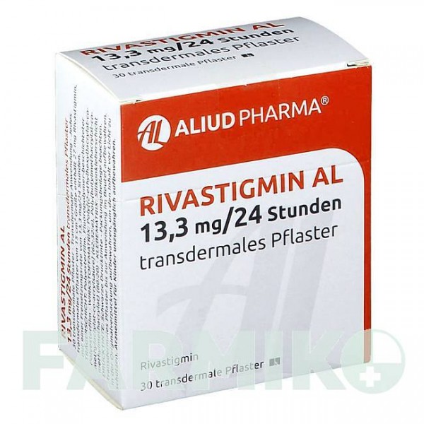 РИВАСТИГМИН (RIVASTIGMIN) 13,3 мг/24 ч пластырь 30 шт - Ривастигмин ALIUD PHARMA