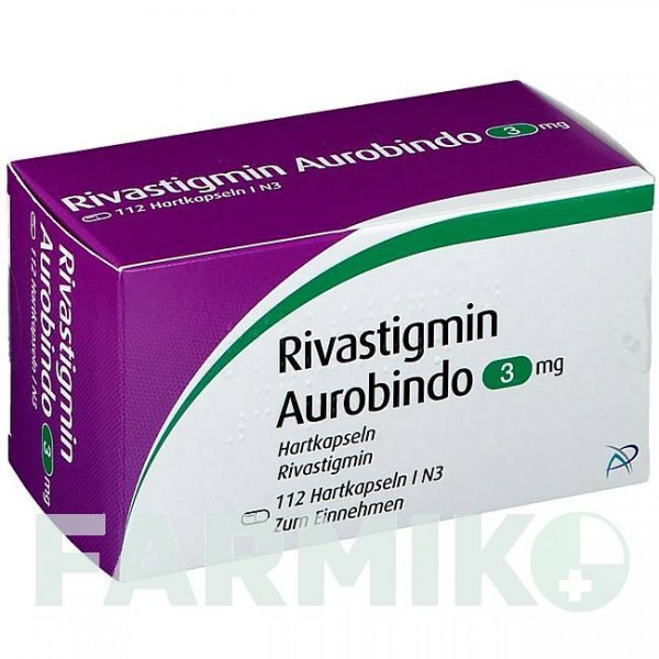 РИВАСТИГМІН (RIVASTIGMIN) 3 мг капсули 112 шт - Ривастигмін PUREN PHARMA