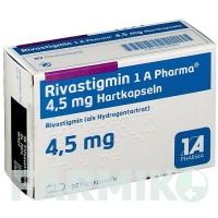 РИВАСТИГМИН (RIVASTIGMIN) 4,5 мг капсулы 56 шт - Ривастигмин 1 A PHARMA