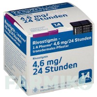 РИВАСТИГМІН (RIVASTIGMIN) 4,6 мг/24 год пластир 60 шт - Ривастигмін 1 A PHARMA