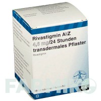 РИВАСТИГМІН (RIVASTIGMIN) 4,6 мг/24 год пластир 60 шт - Ривастигмін ABZ PHARMA