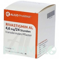 РИВАСТИГМИН (RIVASTIGMIN) 4,6 мг/24 ч пластырь 90 шт - Ривастигмин ALIUD PHARMA