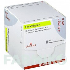 РИВАСТИГМІН (RIVASTIGMIN) 4,6 мг/24 год пластир 90 шт - Ривастигмін GLENMARK