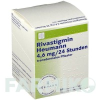 РИВАСТИГМІН (RIVASTIGMIN) 4,6 мг/24 год пластир 60 шт - Ривастигмін HEUMANN PHARMA