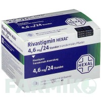 РИВАСТИГМИН (RIVASTIGMIN) 4,6 мг/24 ч пластырь 90 шт - Ривастигмин HEXAL