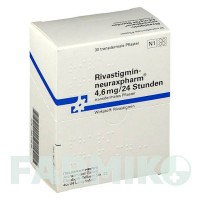 РИВАСТИГМІН (RIVASTIGMIN) 4,6 мг/24 год пластир 30 шт - Ривастигмін NEURAXPHARM