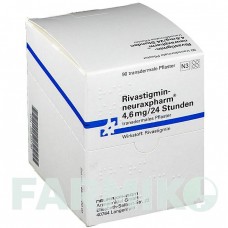 РИВАСТИГМИН (RIVASTIGMIN) 4,6 мг/24 ч пластырь 90 шт - Ривастигмин NEURAXPHARM