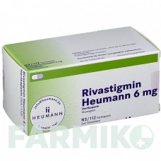 РИВАСТИГМИН (RIVASTIGMIN) 6 мг капсулы 112 шт - Ривастигмин HEUMANN PHARMA