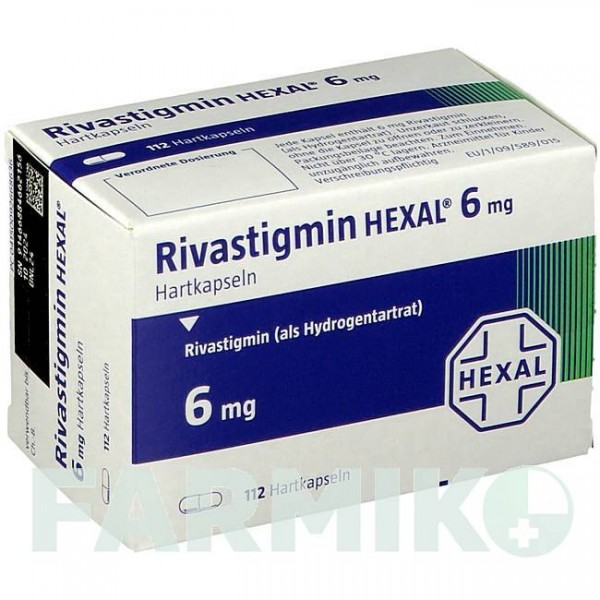 РИВАСТИГМИН (RIVASTIGMIN) 6 мг капсулы 112 шт - Ривастигмин HEXAL