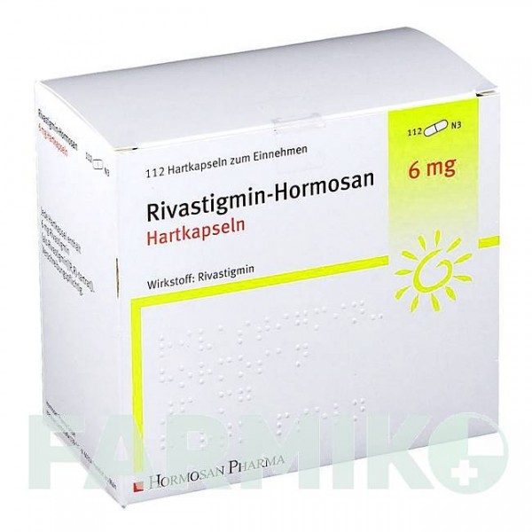 РИВАСТИГМІН (RIVASTIGMIN) 6 мг капсули 112 шт - Ривастигмін HORMOSAN PHARMA