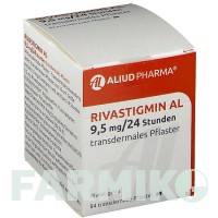 РИВАСТИГМИН (RIVASTIGMIN) 9,5 мг/24 ч пластырь 84 шт - Ривастигмин ALIUD PHARMA