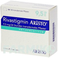 РИВАСТИГМІН (RIVASTIGMIN) 9,5 мг/24 год пластир 30 шт - Ривастигмін ARISTO PHARMA