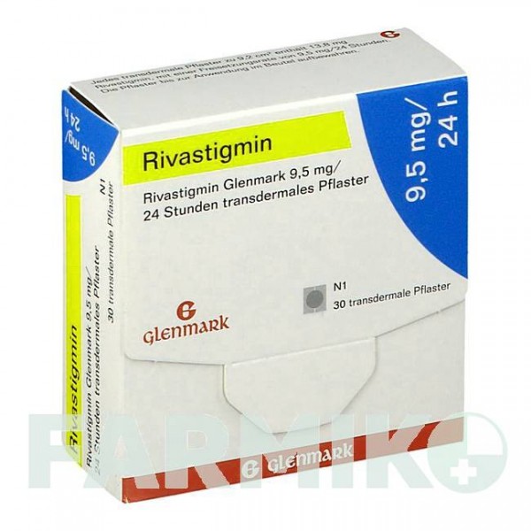 РИВАСТИГМІН (RIVASTIGMIN) 9,5 мг/24 год пластир 30 шт - Ривастигмін GLENMARK