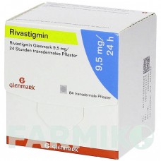 РИВАСТИГМІН (RIVASTIGMIN) 9,5 мг/24 год пластир 84 шт - Ривастигмін GLENMARK