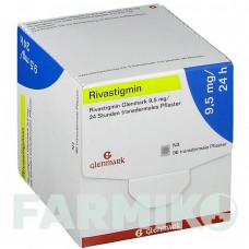 РИВАСТИГМІН (RIVASTIGMIN) 9,5 мг/24 год пластир 90 шт - Ривастигмін GLENMARK
