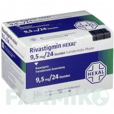 РИВАСТИГМІН (RIVASTIGMIN) 9,5 мг/24 год пластир 60 шт - Ривастигмін HEXAL