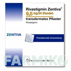РИВАСТИГМІН (RIVASTIGMIN) 9,5 мг/24 год пластир 30 шт - Ривастигмін ZENTIVA