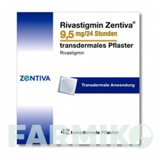 РИВАСТИГМІН (RIVASTIGMIN) 9,5 мг/24 год пластир 42 шт - Ривастигмін ZENTIVA