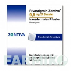 РИВАСТИГМІН (RIVASTIGMIN) 9,5 мг/24 год пластир 60 шт - Ривастигмін ZENTIVA