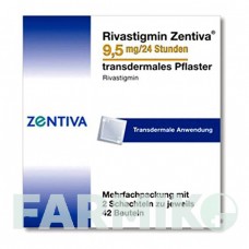 РИВАСТИГМІН (RIVASTIGMIN) 9,5 мг/24 год пластир 84 шт - Ривастигмін ZENTIVA