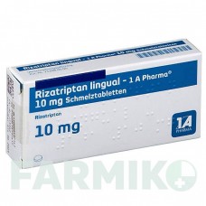 РИЗАТРИПТАН (RIZATRIPTAN) 10 мг таблетки 3 шт - Ризатриптан 1 A PHARMA