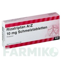 РИЗАТРИПТАН (RIZATRIPTAN) 10 мг таблетки 6 шт - Ризатриптан ABZ PHARMA