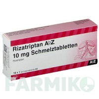 РИЗАТРИПТАН (RIZATRIPTAN) 10 мг таблетки 18 шт - Ризатриптан ABZ PHARMA