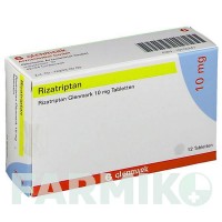 РИЗАТРИПТАН (RIZATRIPTAN) 10 мг таблетки 12 шт - Ризатриптан GLENMARK