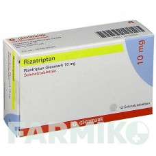 РИЗАТРИПТАН (RIZATRIPTAN) 10 мг таблетки 12 шт - Ризатриптан GLENMARK