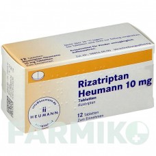РИЗАТРИПТАН (RIZATRIPTAN) 10 мг таблетки 12 шт - Ризатриптан HEUMANN PHARMA