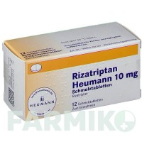РИЗАТРИПТАН (RIZATRIPTAN) 10 мг таблетки 12 шт - Ризатриптан HEUMANN PHARMA