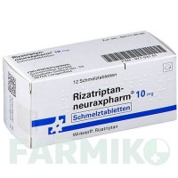 РИЗАТРИПТАН (RIZATRIPTAN) 10 мг таблетки 12 шт - Ризатриптан NEURAXPHARM