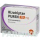 РИЗАТРИПТАН (RIZATRIPTAN) 10 мг таблетки 3 шт - Ризатриптан PUREN PHARMA