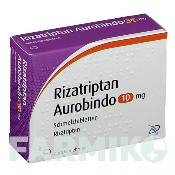 РИЗАТРИПТАН (RIZATRIPTAN) 10 мг таблетки 3 шт - Ризатриптан PUREN PHARMA