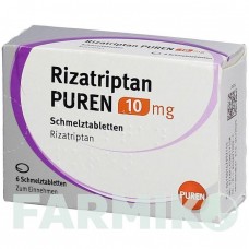 РИЗАТРИПТАН (RIZATRIPTAN) 10 мг таблетки 6 шт - Ризатриптан PUREN PHARMA