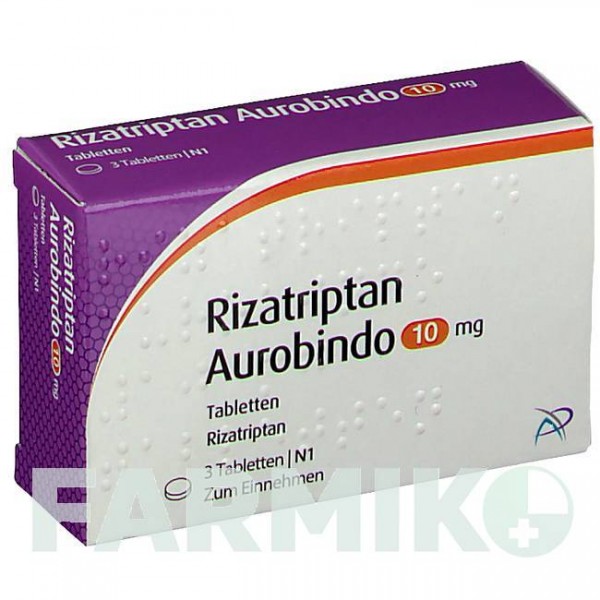 РИЗАТРИПТАН (RIZATRIPTAN) 10 мг таблетки 3 шт - Ризатриптан PUREN PHARMA