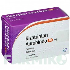 РИЗАТРИПТАН (RIZATRIPTAN) 10 мг таблетки 12 шт - Ризатриптан PUREN PHARMA