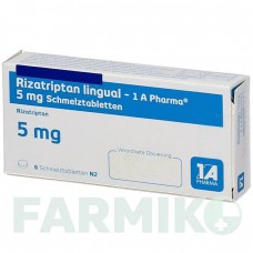 РИЗАТРИПТАН (RIZATRIPTAN) 5 мг таблетки 6 шт - Ризатриптан 1 A PHARMA