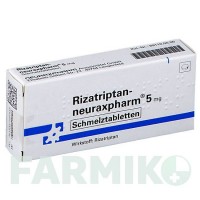РИЗАТРИПТАН (RIZATRIPTAN) 5 мг таблетки 3 шт - Ризатриптан NEURAXPHARM
