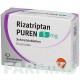 РИЗАТРИПТАН (RIZATRIPTAN) 5 мг таблетки 3 шт - Ризатриптан PUREN PHARMA